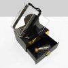 Dark Black Eternal Rose Box – Mysterious Gift for Unique Occasions
