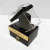Dark Black Eternal Rose Box – Mysterious Gift for Unique Occasions