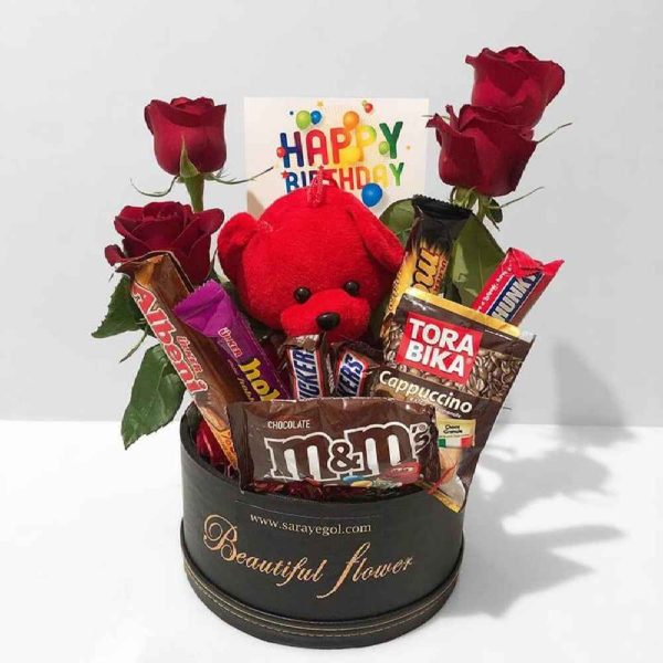 Chocolate & Flower Box Model Birthday
