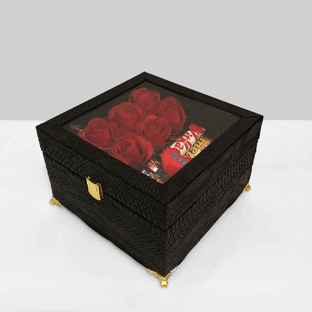 Chocolate & Flower Box Model Leather