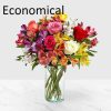 Smile Colorful Flower Vase – Cheerful Arrangement for Birthdays and Celebrations