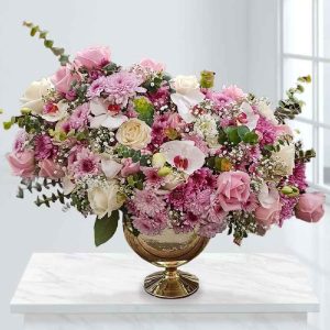 Pink Flower Vase Model Loyal