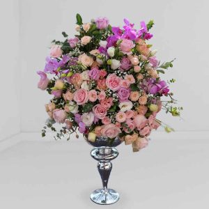 Pink Flower Vase Model Shahzadeh