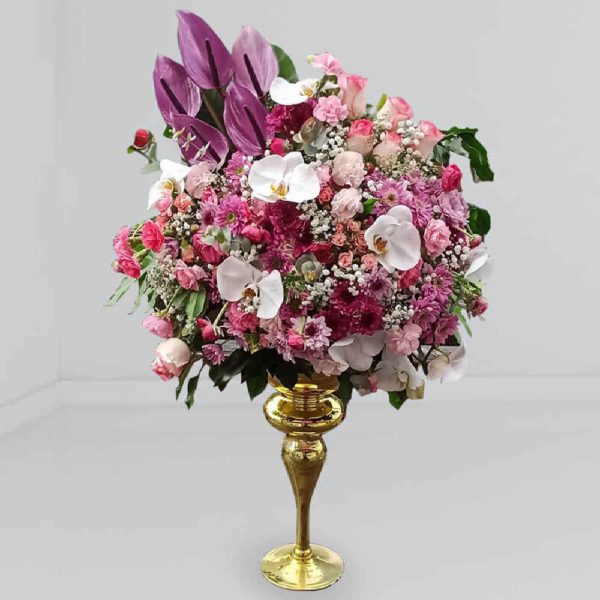 Pink Flower Vase Model Sheyda