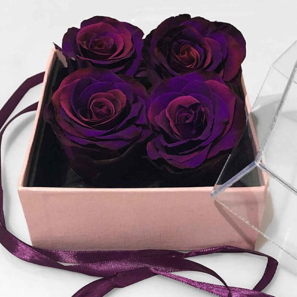 Purple Eternal Rose Box Model Vina