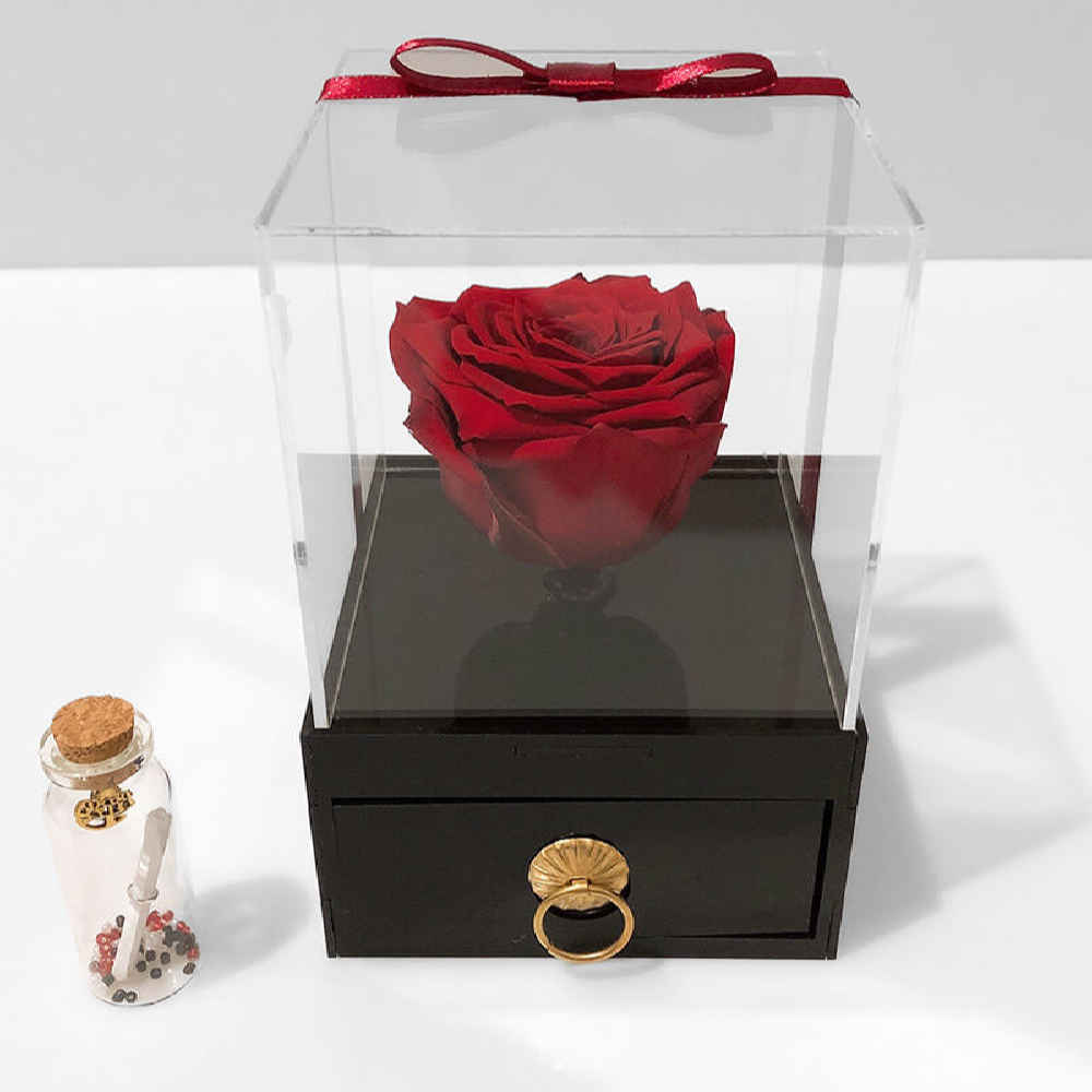 Red Eternal Rose Box Model Sanam