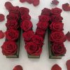 Red Letters Rose Flower Box – Romantic Valentine’s Surprise