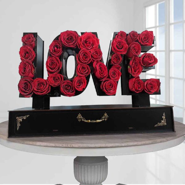 Rose Flower Box Model Love