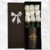 Snow Rose Flower Box – Winter-Themed Floral Present