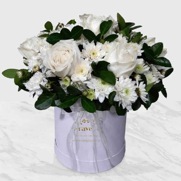 White Flower Box Model Roya
