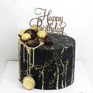 Black Cake Model Gold