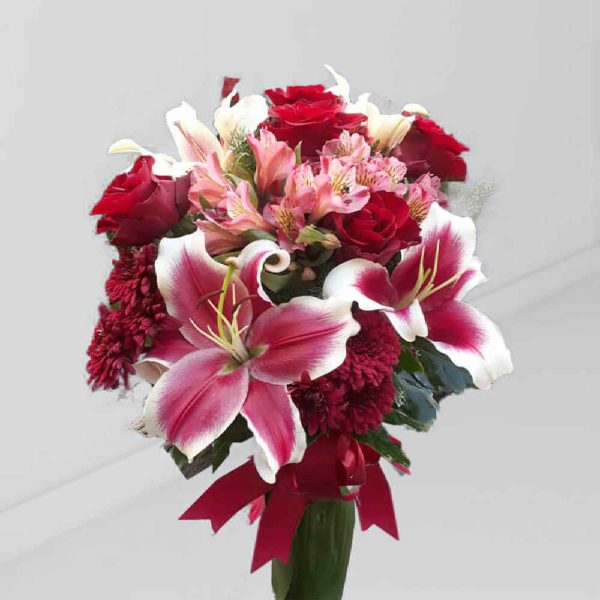 Flower Bouquet Model Rose & Lily