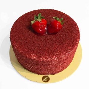 Red Velvet Cake Model Strawberry
