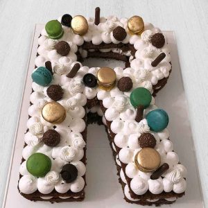 Sable Pastry Letter Number Cake