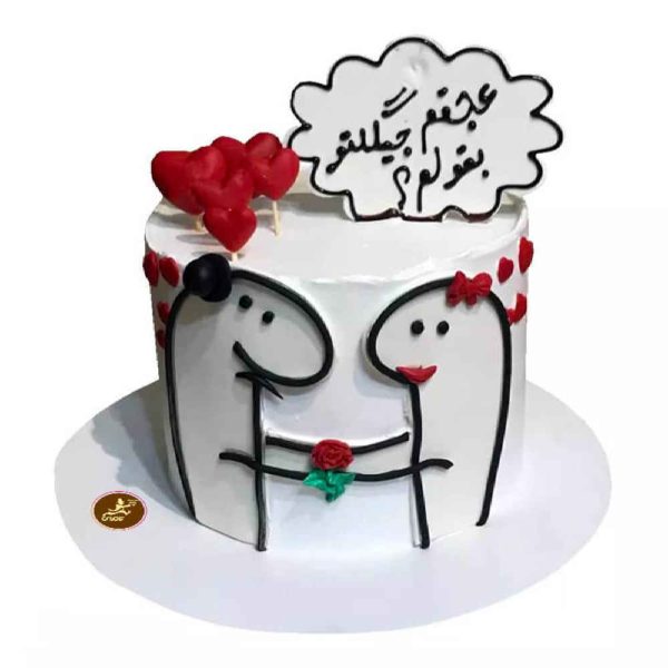 White Cake Model Asheghaneh