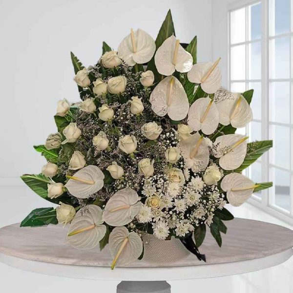 White Flower Box Model Aseman