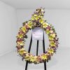 Flower Wreath Model Taj Dar