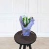 Purple Hyacinth Flower Vase – Fresh Seasonal Blossoms