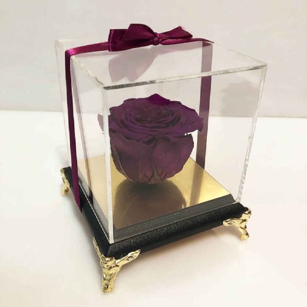 Purple Eternal Rose Box