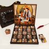 Personalised Chocolate with Carved Wooden Box