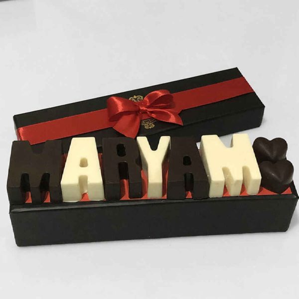 Customized Name Letters Chocolate Box