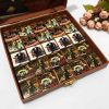 Luxury Personalised Chocolate Box with Leather Finish
