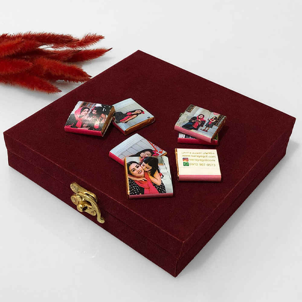 Luxury Customized Chocolate With Velvet Box