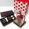 Personalized Chocolate Letter & Eternal Rose Gift Set