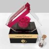 Pink Eternal Rose with Personalised Chocolates