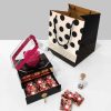 Pink Eternal Rose with Personalised Chocolates