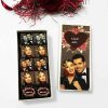 Blue Eternal Rose & Personalised Chocolate Gift Box