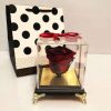 Red & Black Eternal Rose with Personalised Chocolates – Romantic Gift