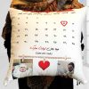 Thumbnail 2: Personalized Velvet Cushion with Date & Photo