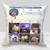 Personalized Instagram-Themed Velvet Cushion
