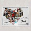 Personalized Heart Design Sound Wave Frame