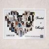 Personalized Heart Design Sound Wave Frame