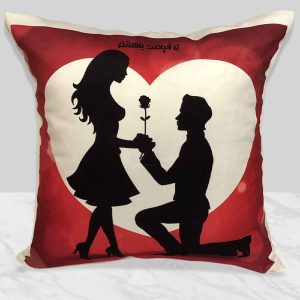 Love Theme Velvet Cushion