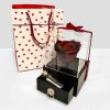Black & Red Eternal Rose Box – Model Love