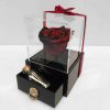 Black & Red Eternal Rose Box – Model Love