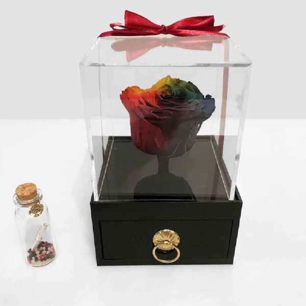 Colorful Eternal Rose Box Model Love