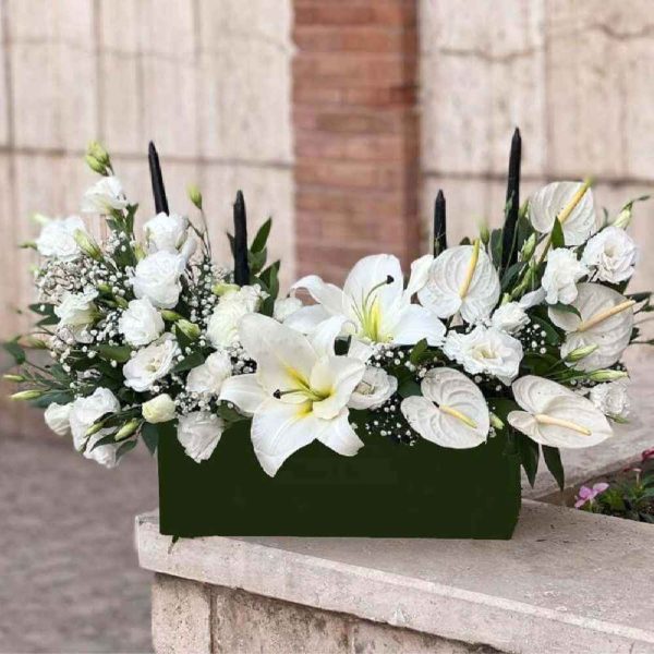 White Flower Box Model Sheyda