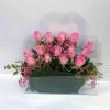 Rose Flower Arrangement with Transparent Bag