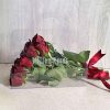 Rose Flower Bouquet with Transparent Bag