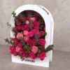 Miniature Rose Flower Box – Elegant & Special Hardbox, Perfect Birthday Gift for Girls1
