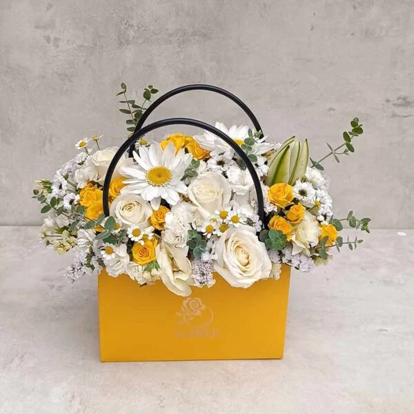 Main image of Yellow Flower Bag | Perfect Gift for Happy Moments