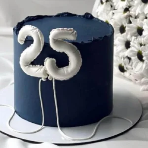 Personalized Birthday Balloon Number Cake | Fun & Colorful Celebration